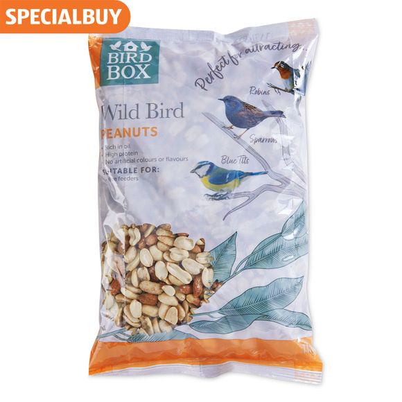 Bird Box Wild Bird Peanuts 1kg